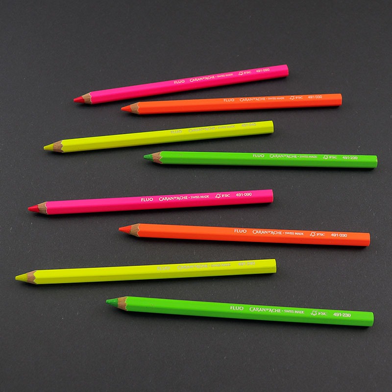 CARAN D’ACHE FLUO Colored Pencil