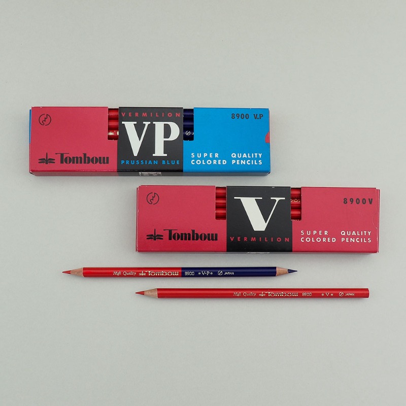 Vintage Tombow 8900VP &amp; 8900V Colored Pencil